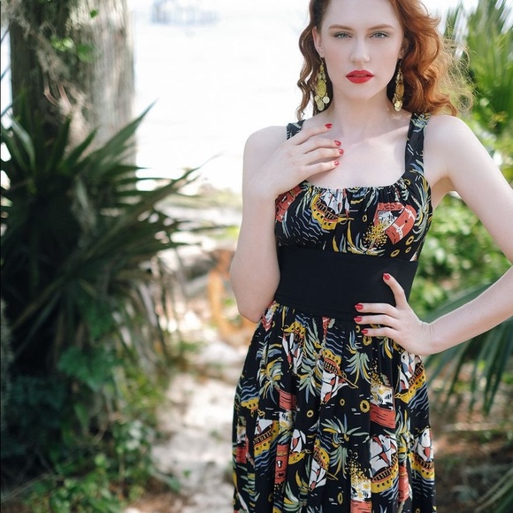 Trashy Diva Norma Jean dress in Pirate Treasure Size 4